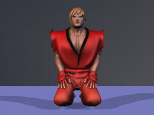 ken vs goku 3D Model