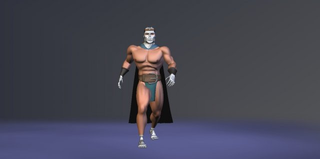 cyborg 3D Model .c4d .max .obj .3ds .fbx .stl .blend 