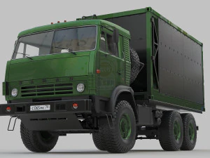 カマズ 3Dモデル