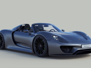 porsche 918 spyder Model 3D