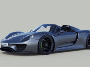 porsche 918 spyder Model 3D