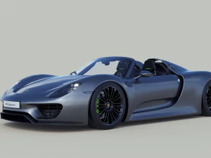 porsche 918 spyder 3D Model