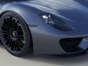 porsche 918 spyder Model 3D