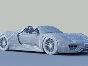 porsche 918 spyder Model 3D