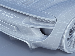 porsche 918 spyder Model 3D