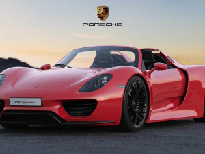 porsche 918 spyder 3D Model