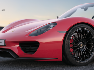 porsche 918 spyder Model 3D