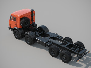 kamaz 8x8 3Dモデル