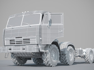 kamaz 8x8 3Dモデル