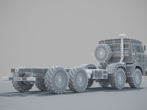 kamaz 8x8 3Dモデル