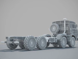 kamaz 8x8 3D Model
