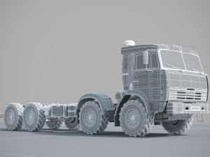 kamaz 8x8 3Dモデル