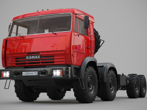 kamaz 8x8 3D Model