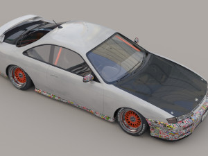 nissan silvia s14 Model 3D