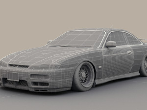 nissan silvia s14 Model 3D