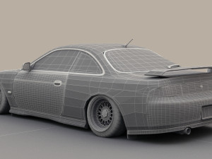 nissan silvia s14 Model 3D