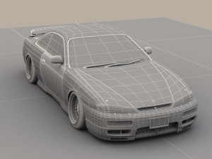 nissan silvia s14 Model 3D