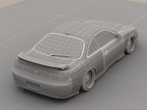 nissan silvia s14 Model 3D