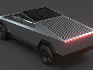tesla cybertruck Modelo 3D