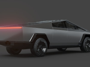 tesla cybertruck Modelo 3D