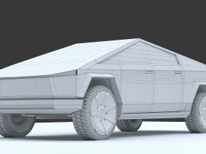 tesla cybertruck 3D Model