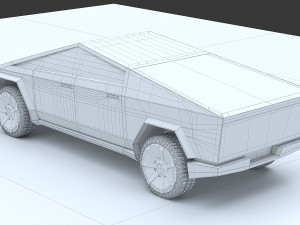 tesla cybertruck Modelo 3D