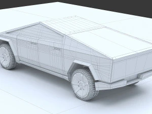 tesla cybertruck 3D Model