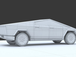tesla cybertruck Modelo 3D