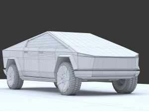tesla cybertruck 3D Model