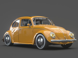 volkswagen beetle 1963 3D Model