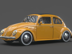 volkswagen beetle 1963 Model 3D