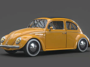volkswagen beetle 1963 3D Model