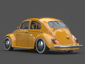 volkswagen beetle 1963 Model 3D