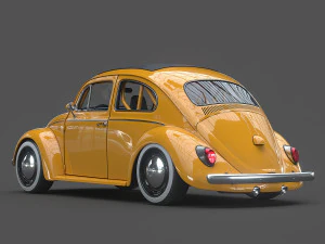 volkswagen beetle 1963 3D Model