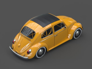 volkswagen beetle 1963 Model 3D