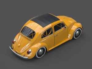 volkswagen beetle 1963 3D Model
