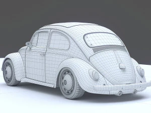 volkswagen beetle 1963 3D Model