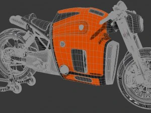 koenigsegg motorcycle 3D Model