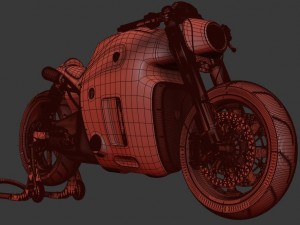 koenigsegg motorcycle 3D Модель