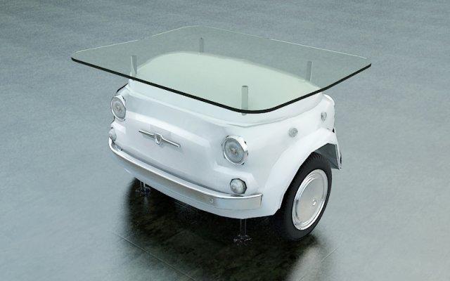 fiat table 3D 모델 .c4d .max .obj .3ds .fbx .stl .blend 