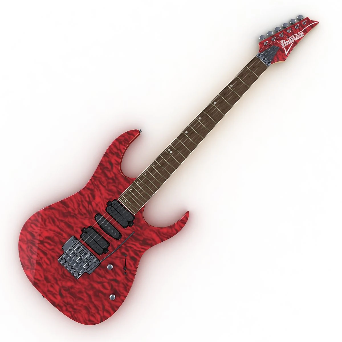 ibanez rg 870 qmz 3D Model .c4d .max .obj .3ds .fbx .stl .blend 