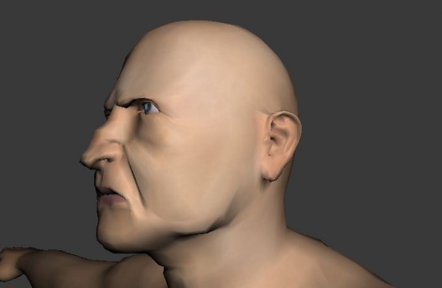 old man 3D Model .c4d .max .obj .3ds .fbx .stl .blend 