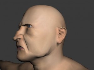 old man Modello 3D