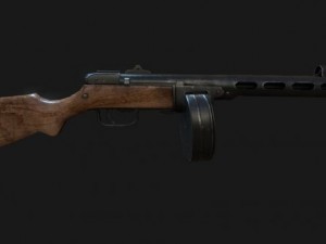 ppsh 41 Modello 3D