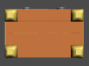 chest with coins 3D Модель