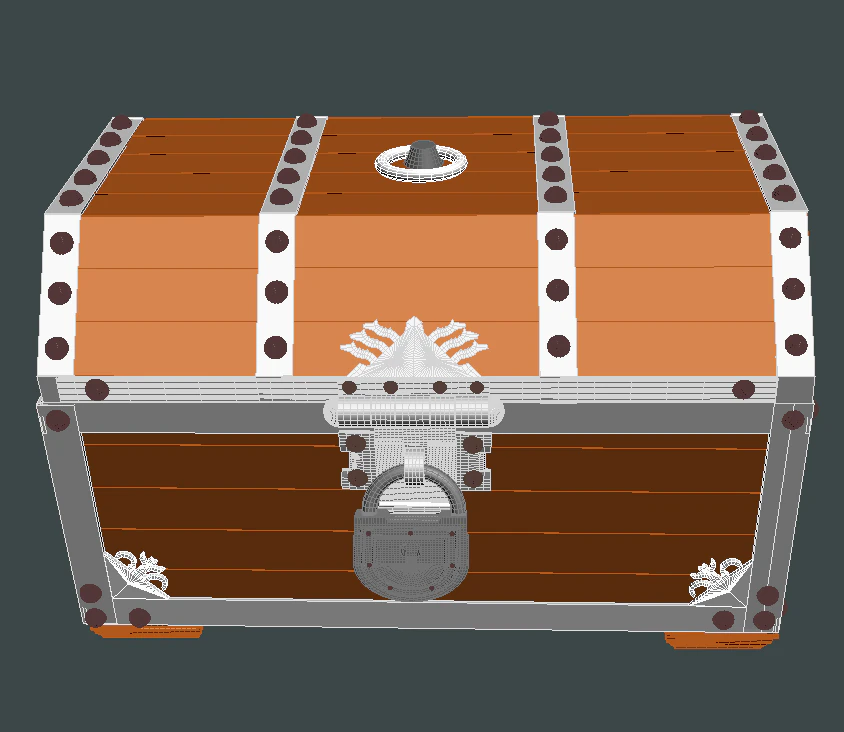 chest 3D Model .c4d .max .obj .3ds .fbx .stl .blend 