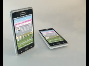 삼성 스타 ii 3D 모델