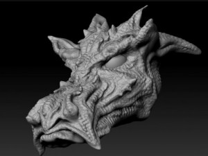 dragons head 3D 模型
