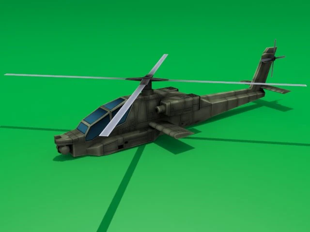 ah64 apache 3D Model .c4d .max .obj .3ds .fbx .stl .blend 