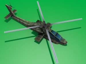 ah64 apache 3D Model